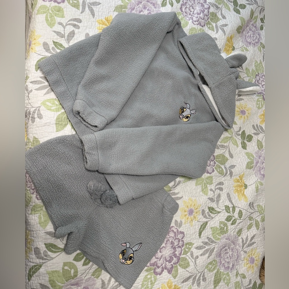 Disney Bambi Thumper Gray Fleece Lounge Set